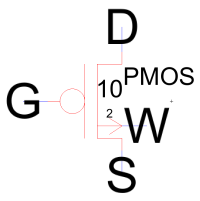 PMOS schematic